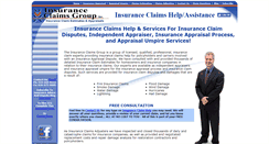 Desktop Screenshot of insuranceclaimsgroup.com